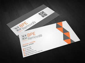 Diseño de Tarjeta de Presentación por AwsomeD para BPE Removals | Diseño: #4008565
