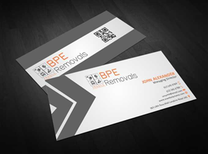 Diseño de Tarjeta de Presentación por AwsomeD para BPE Removals | Diseño: #4008566