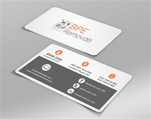 Diseño de Tarjeta de Presentación por AwsomeD para BPE Removals | Diseño: #4008571