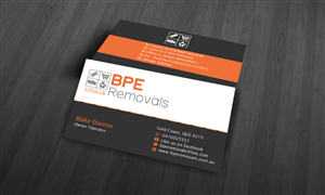 Business Card Design by shaikhdesign for BPE Removals | Design: #3993296