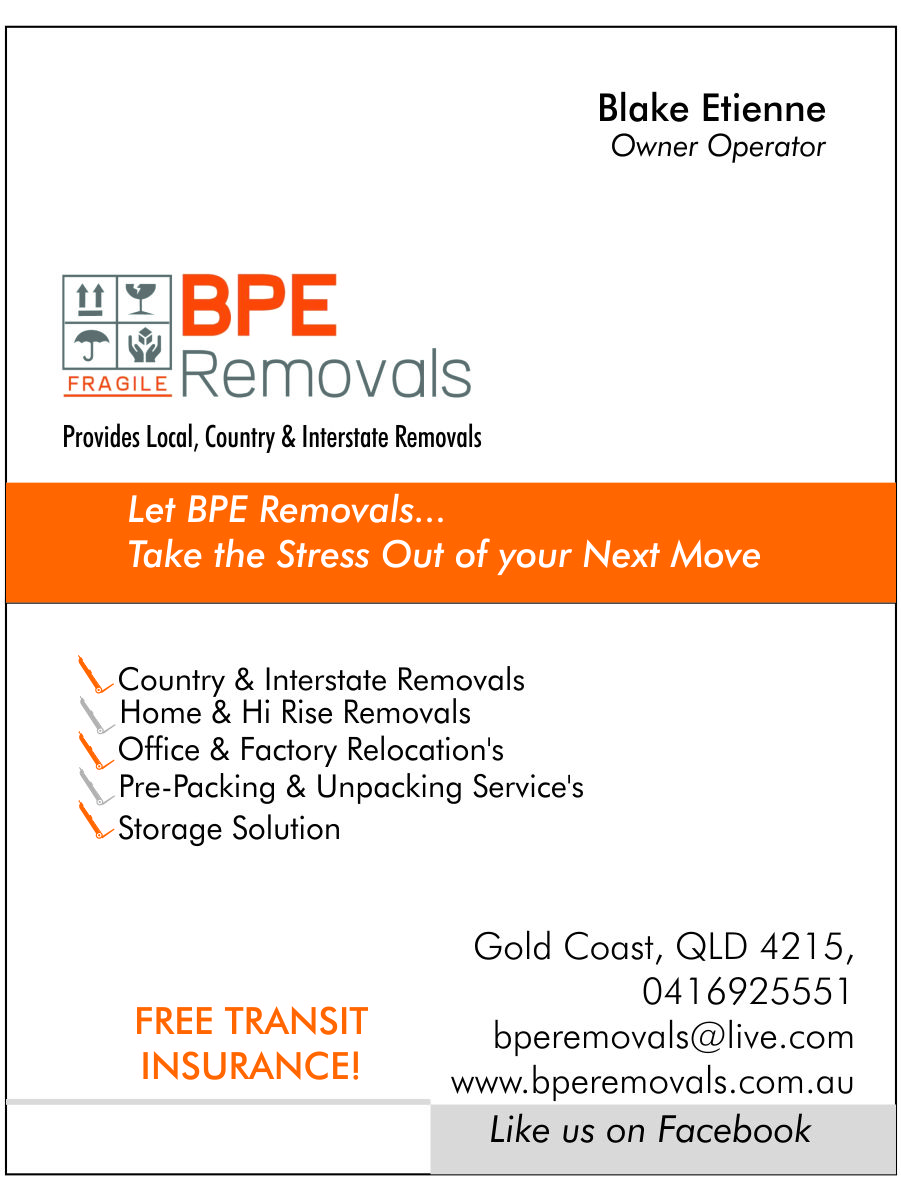 Business Card Design by Victory Graphics for BPE Removals | Design #3962859