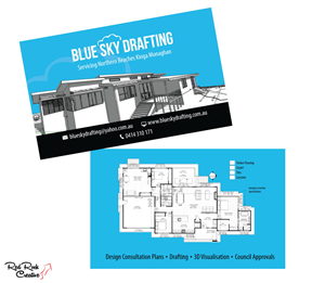 Business Card Design by red rocket creative