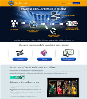 Diseño Wordpress por Expert Designer para W.S.C Sports Technologies LTD | Diseño #3999399