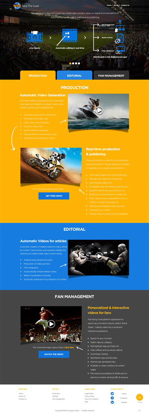 Diseño Wordpress por pb para W.S.C Sports Technologies LTD | Diseño: #3992716