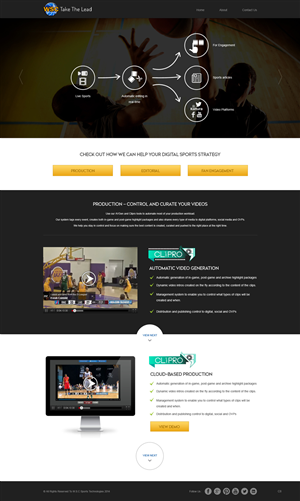Diseño Wordpress por pb para W.S.C Sports Technologies LTD | Diseño: #3992720