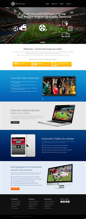 Diseño Wordpress por pb para W.S.C Sports Technologies LTD | Diseño: #3992725