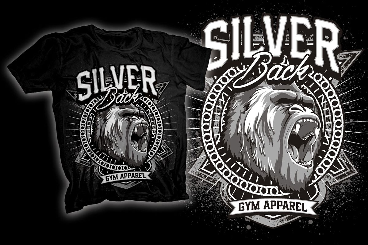 Diseño de Camiseta por PYN-Project para Silverback Gym Apparel | Diseño #3979877