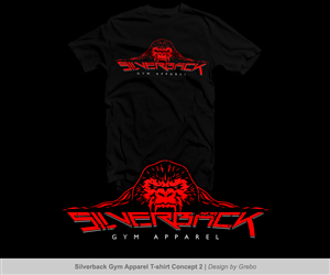 Design de T-shirt par Grebo pour Silverback Gym Apparel | Design : #3994445