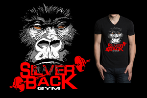 T-shirt Design by Alghost for Silverback Gym Apparel | Design #3967621