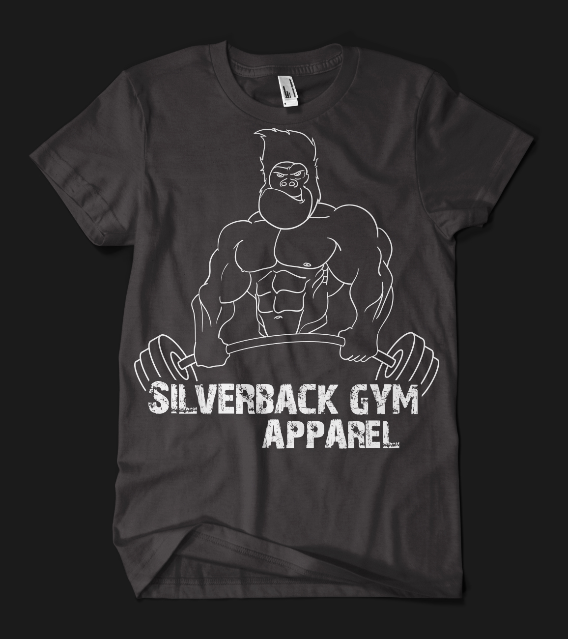Diseño de Camiseta por lolti para Silverback Gym Apparel | Diseño #4027673
