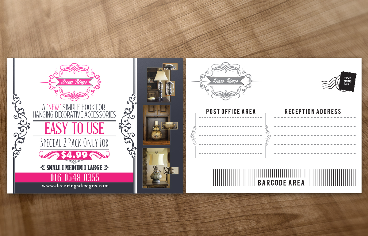 Postkarten-Design von Intro Base für Decorings | Design #4018495