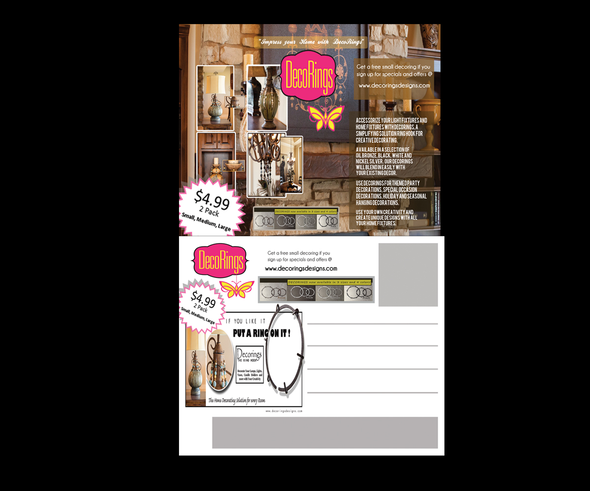 Postkarten-Design von jsmart für Decorings | Design #4048960