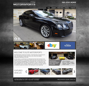 Web Design by d3si8ner for AutoRevo | Design #3974033