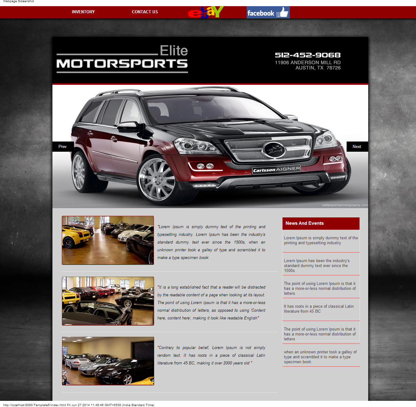 Web Design by madhurik for AutoRevo | Design #4022288