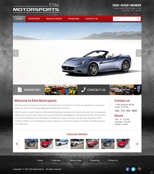 Web Design by pb for AutoRevo | Design: #3972243