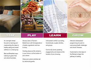 Postcard Design by Stick42 for Eating for Wellness Nutrition and Fitness | Design: #4029636