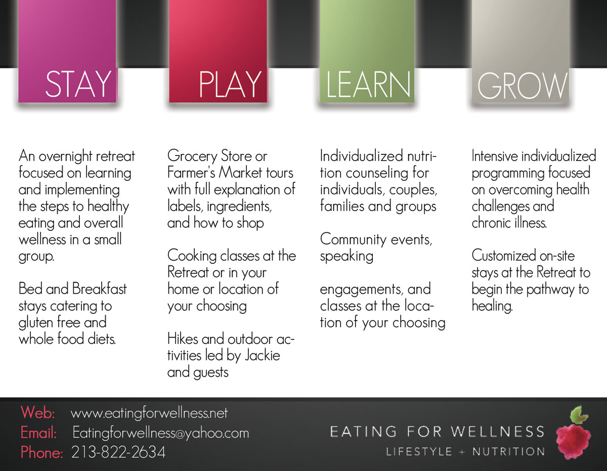 Postcard Design by alessandroevge for Eating for Wellness Nutrition and Fitness | Design #3988666