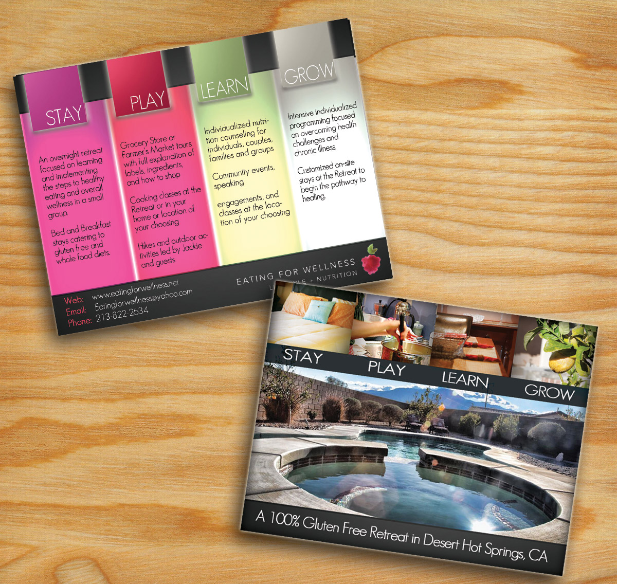 Postcard Design by alessandroevge for Eating for Wellness Nutrition and Fitness | Design #3988715