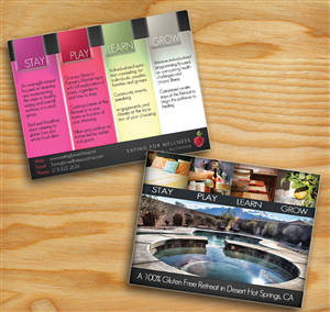 Postcard Design by alessandroevge for Eating for Wellness Nutrition and Fitness | Design: #3988715