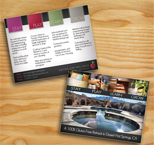 Postcard Design by alessandroevge for Eating for Wellness Nutrition and Fitness | Design #3988721