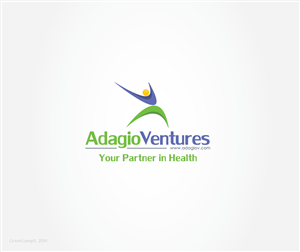 AdagioVentures  your partner in health  www.adagiov.com | Design de Logo par GreenLamp