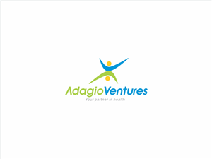AdagioVentures  your partner in health  www.adagiov.com | Logo Design by Logocraft