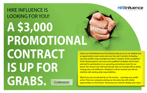 Graphic Design by Lawrence Conde for HireInfluence, Inc. | Design: #1075570