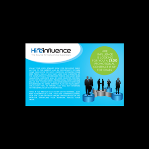 Graphic Design by Yas media for HireInfluence, Inc. | Design: #1082749