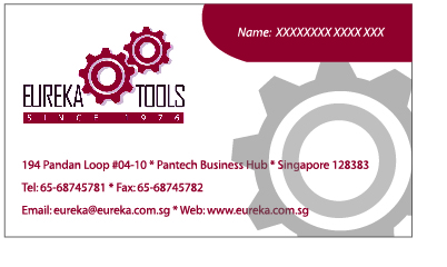 Business Card Design by Varsha K for Eureka Tools Pte Ltd | Design #1074661