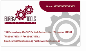 Business Card Design by Varsha K for Eureka Tools Pte Ltd | Design: #1074661