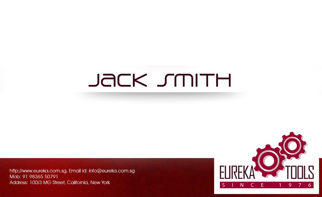 Business Card Design by Expert Designer for Eureka Tools Pte Ltd | Design #1130319