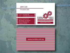 Business Card Design by aye4design for Eureka Tools Pte Ltd | Design: #1109014