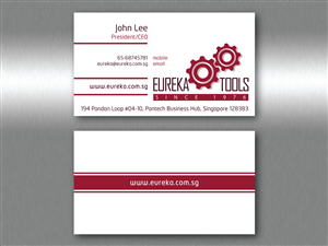 Business Card Design by aye4design for Eureka Tools Pte Ltd | Design: #1119130