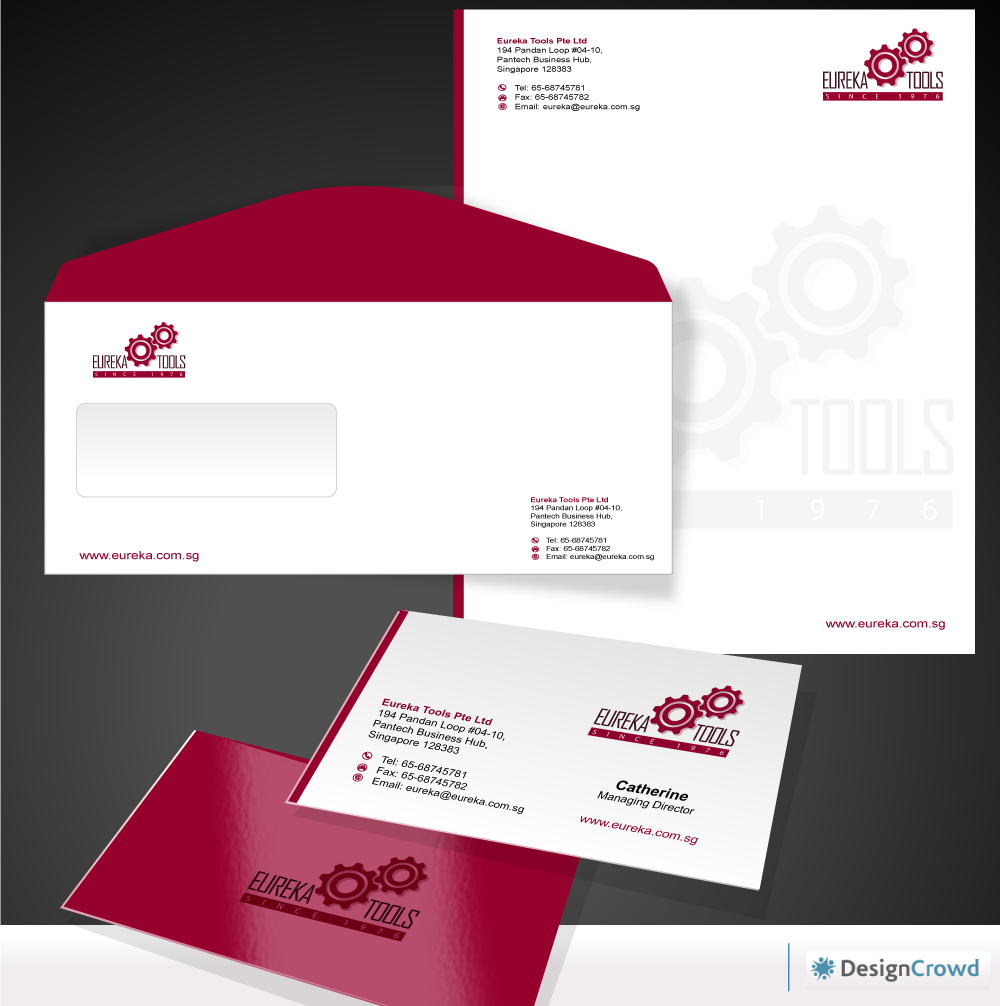 Business Card Design by designgreen for Eureka Tools Pte Ltd | Design #1083780