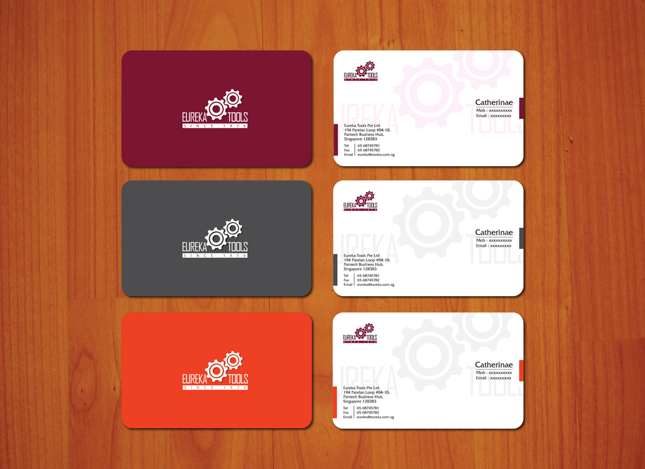 Design de Carte de Visite par Mayank Patel pour Eureka Tools Pte Ltd | Design #1098179