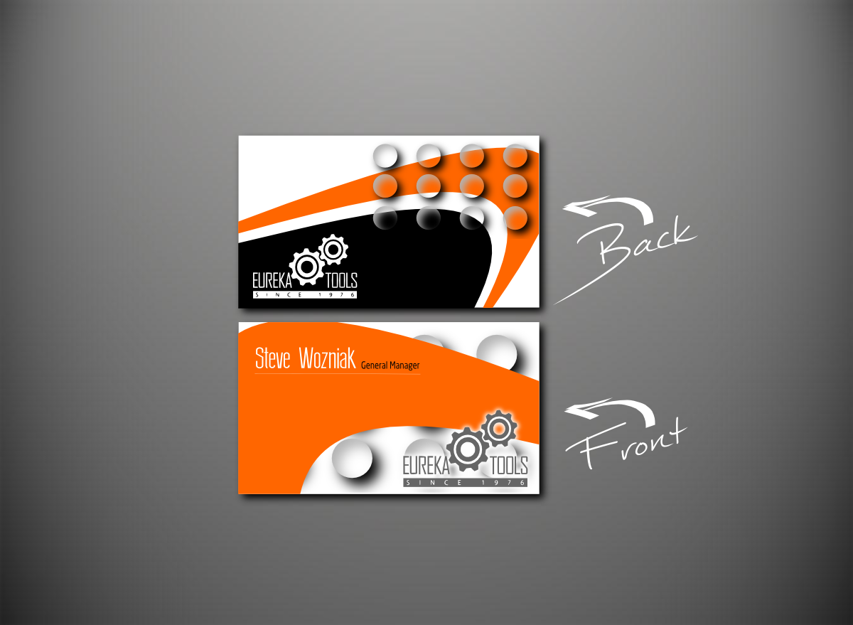 Business Card Design by Giovanni for Eureka Tools Pte Ltd | Design #1120778