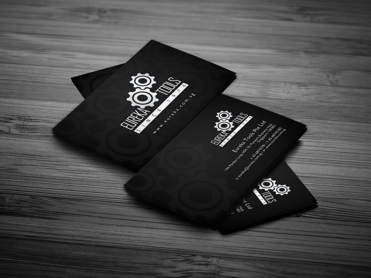 Business Card Design by diRtY.EMM for Eureka Tools Pte Ltd | Design #1079397