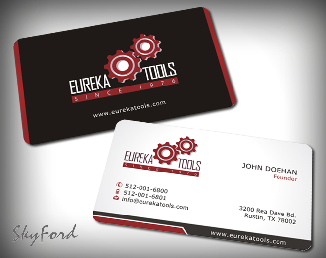 Business Card Design by SKYdesign for Eureka Tools Pte Ltd | Design #1078149