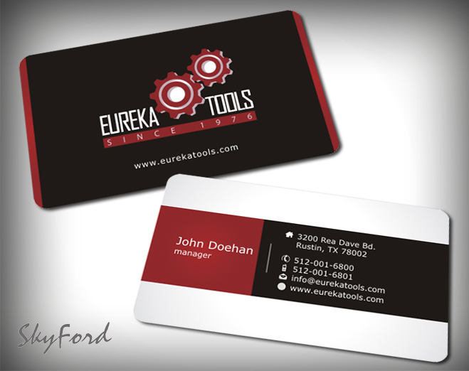 Business Card Design by SKYdesign for Eureka Tools Pte Ltd | Design #1078155