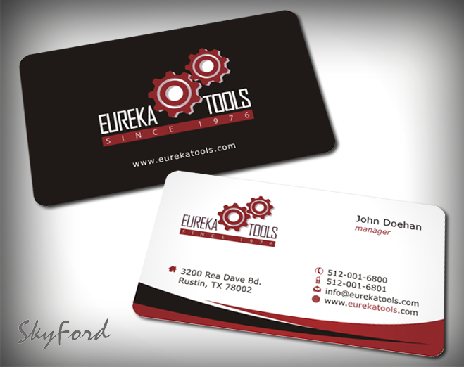 Business Card Design by SKYdesign for Eureka Tools Pte Ltd | Design #1078156
