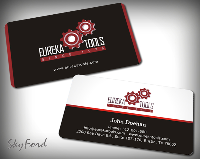 Business Card Design by SKYdesign for Eureka Tools Pte Ltd | Design #1078159
