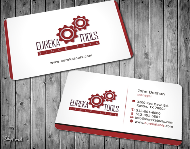 Business Card Design by SKYdesign for Eureka Tools Pte Ltd | Design #1078161