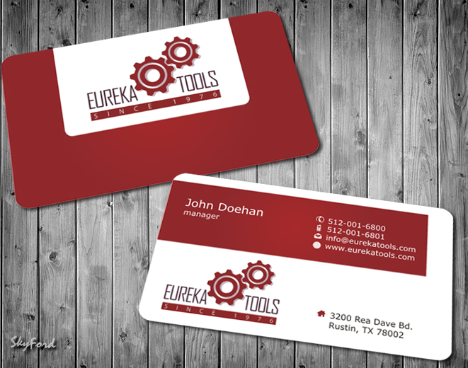 Business Card Design by SKYdesign for Eureka Tools Pte Ltd | Design #1078163