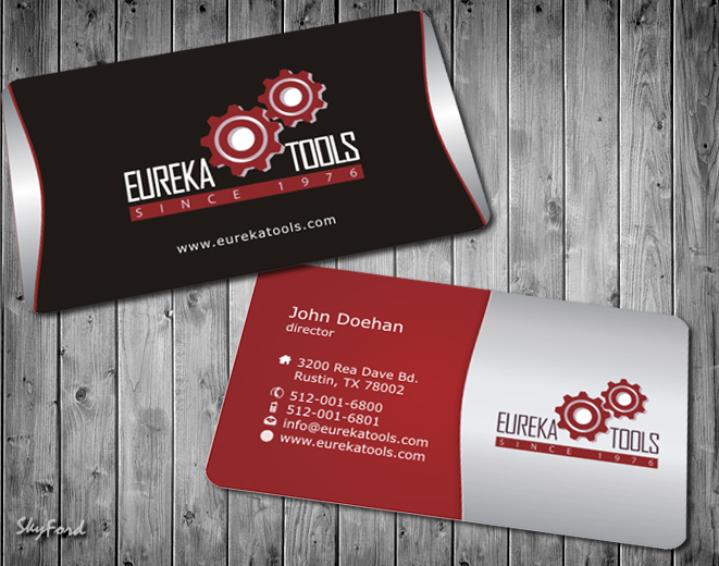 Business Card Design by SKYdesign for Eureka Tools Pte Ltd | Design #1078164