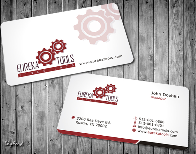 Business Card Design by SKYdesign for Eureka Tools Pte Ltd | Design #1078165