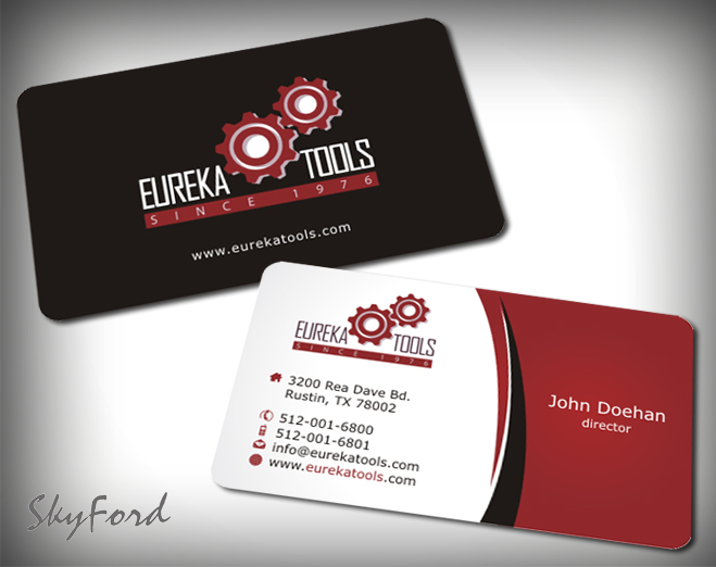 Business Card Design by SKYdesign for Eureka Tools Pte Ltd | Design #1078167