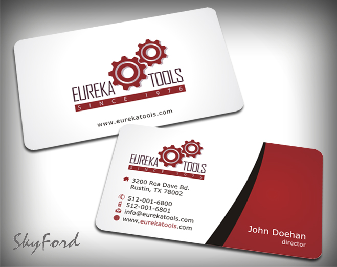 Business Card Design by SKYdesign for Eureka Tools Pte Ltd | Design #1078170