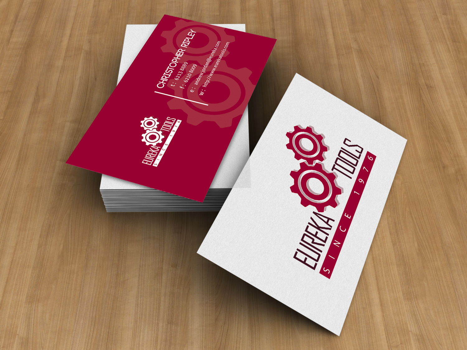 Business Card Design by AK for Eureka Tools Pte Ltd | Design #1144880