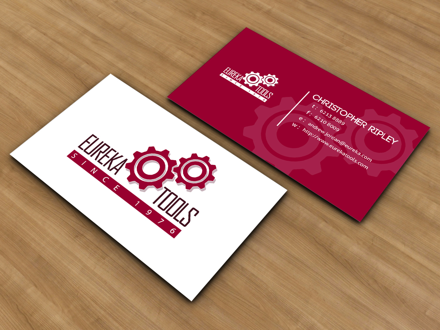Business Card Design by AK for Eureka Tools Pte Ltd | Design #1147704