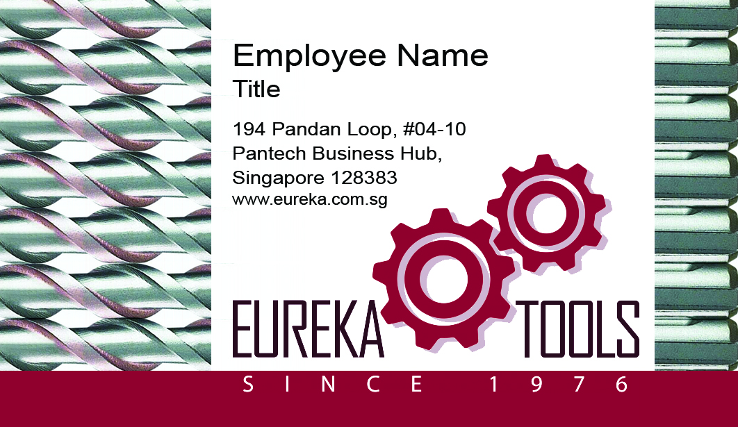 Design de Carte de Visite par tomv pour Eureka Tools Pte Ltd | Design #1083118